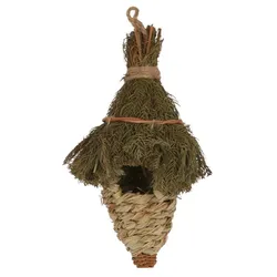 KERBL Hängendes Gras-Vogelnest, 27 cm x Ø 12 cm