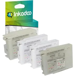 Inkadoo, Druckerpatrone, Druckerpatronen kompatibel mit Epson C13T907440 / T9074 Tintenpatrone