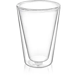 Wilmax England Wilmax Tassen aus Borosilikatglas - 300 ml, 6er Set