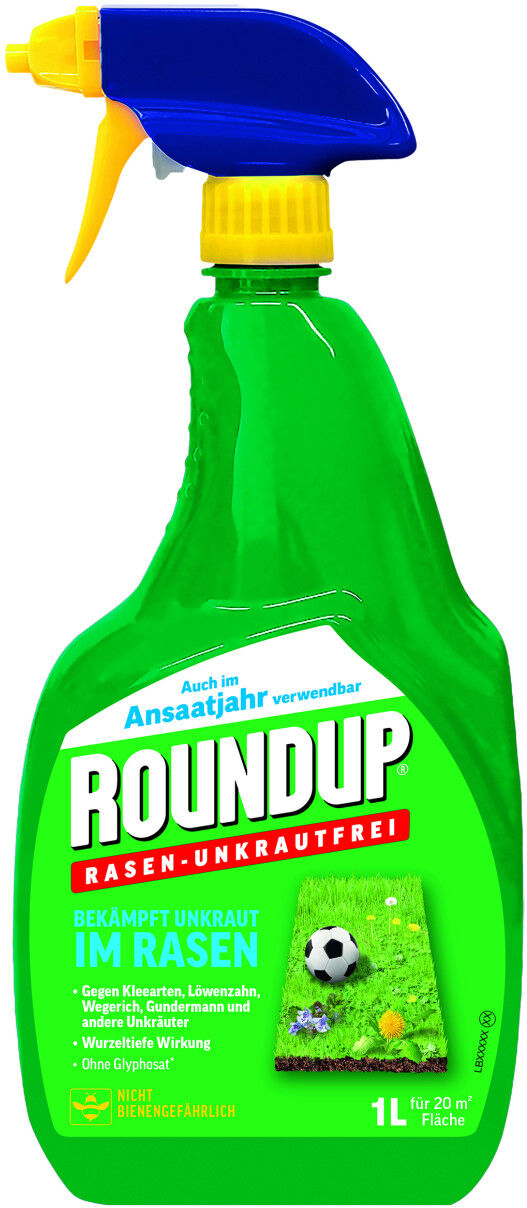 Roundup Rasen-Unkrautfrei AF 1 L im Ansaatjahr verwendbar