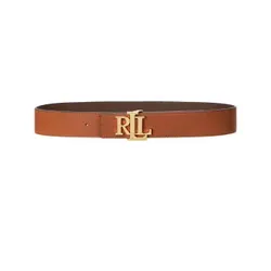 Lauren Ralph Lauren für Damen. 412912040002 Wendbarer Ledergürtel braun (M), Lässig, Klassisch