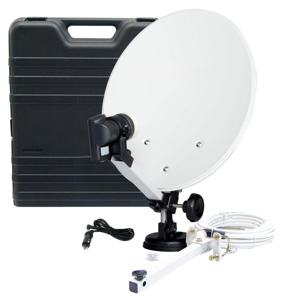 Telestar Draagbare satellietinstallatie voor kampeerders in koffer