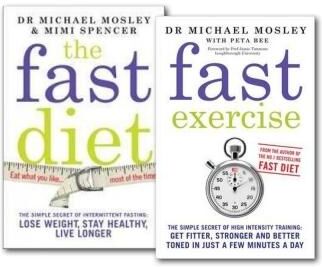 SHORT BOOKS LTD The Fast Diet Exercise 2 Books Collection Set By Michael Mosley (Fast Exercise, The Fast Diet)