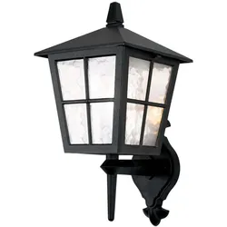 Elstead Lighting, Gartenbeleuchtung, Canterbury Aussen-Wandleuchte E27 44cm Schwarz IP43 (E27, IP43)