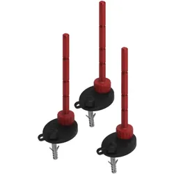 TECE drainprofile Montagefüße 674000 95 - 194 mm, Set = 3 Stück