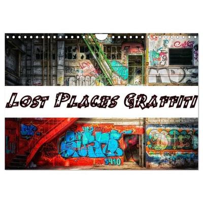 Lost Places Graffiti (Wandkalender 2027 DIN A4 quer), CALVENDO Monatskalender