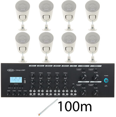 Sirus 4zone Drop Bundle S white blanc