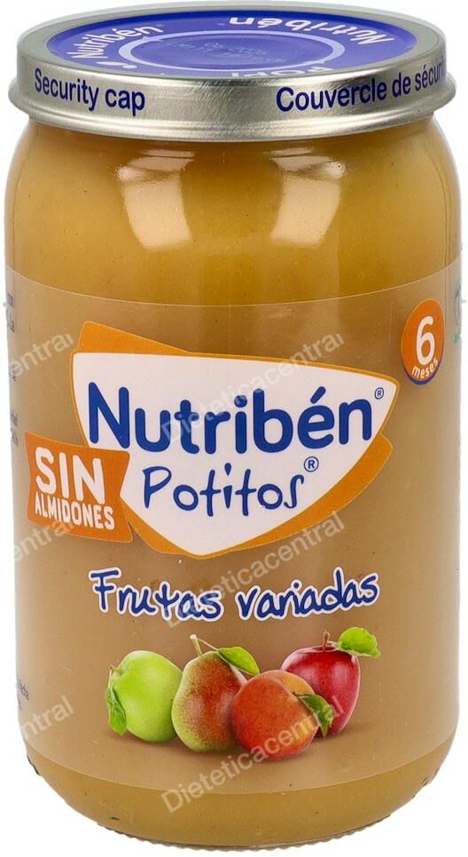 Nutriben nutriben purÉ-tarrito frutas variadas 235gr.+6m