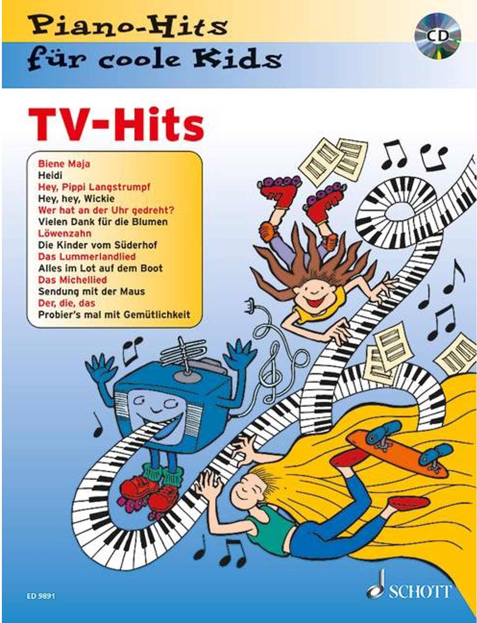 TV-Hits: Piano-Hits für coole Kids. Klavier. Ausgabe mit CD. - Preis vom 02.10.2026 23:42:20 h