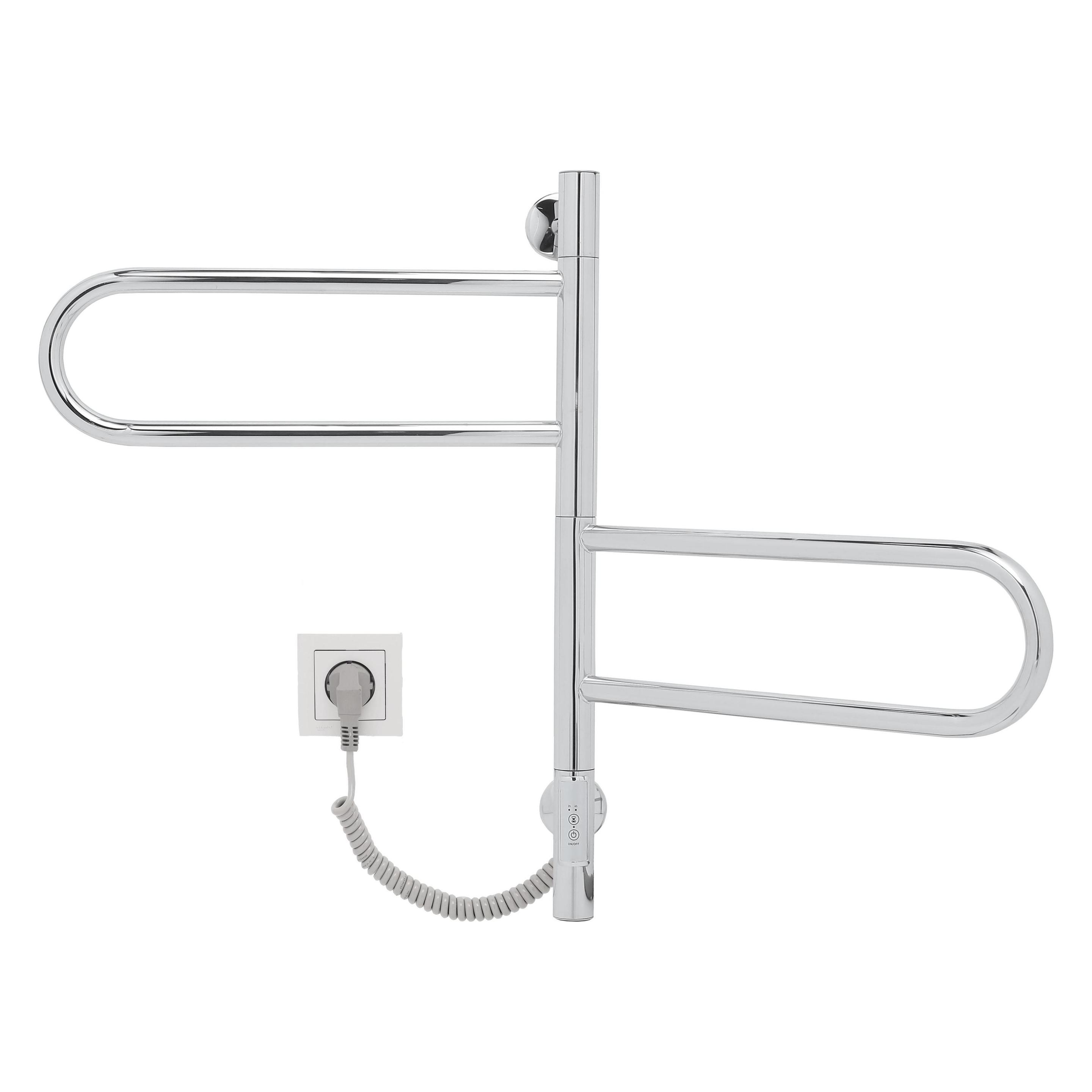 Domoletti TOWEL HEATER EL E2.TI/2 44X60 R2.BARS CH (E2.Ti#2_44x60 R2. BARS)