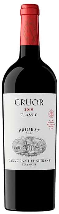 Vino tinto Cruor 2021 de Casa Gran del Siurana - Intenso y elegante con 15,00% de graduación