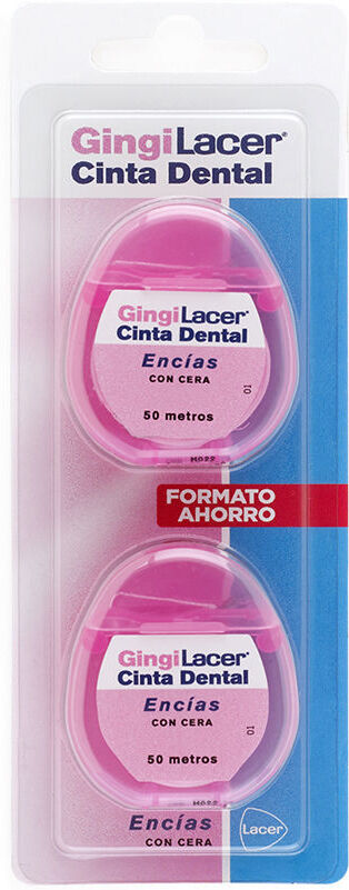 Lacer Gingi Nastro Dentale Confezione 2 x 50 metri
