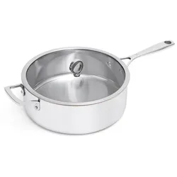 Olavson Kupferkern Schmorpfanne - 6 l - unbeschichtet - Stielgriff