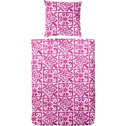 Bettwäsche FIELDS (BL 135x200 cm) - pink - BL 135x200 cm