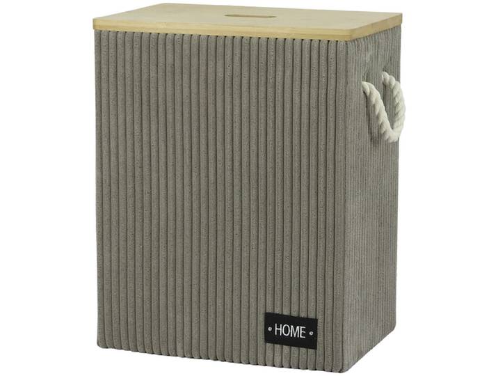 Wäschekorb HAMPER grau 24x34x42cm