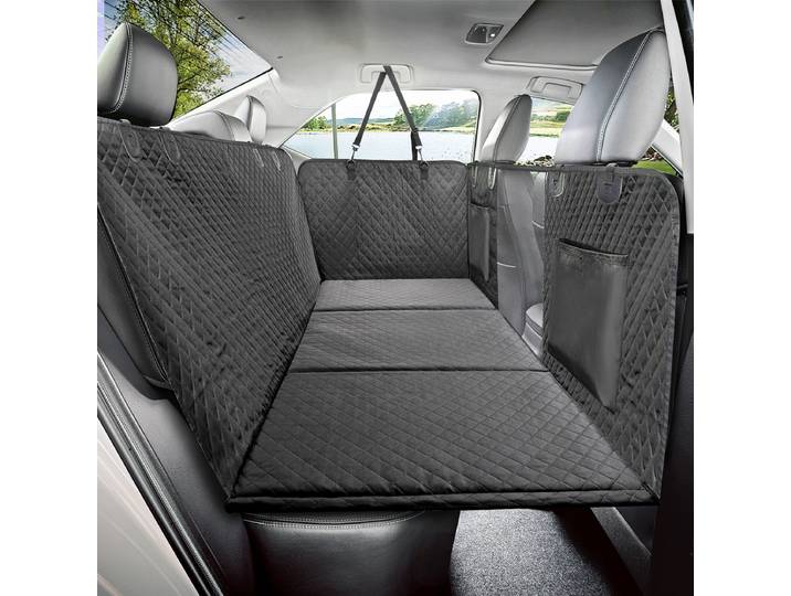 Rallonge de housse de siège arrière de voiture pour chien, poignées amovibles, solide, dur, astronomique, coussin imperméable, coussin de siège arrière pour animal de compagnie, chat, grands chiens,