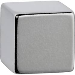 Maul Neodym Magnet JAKOB MAUL - MAUL 6169496, Tafelmagnet, Nickel, Neodym, 20 mm, 20 mm, 20 mm (B x H x T) 20 x 20 x 20 mm Würfel Silber 1 St. 6169496