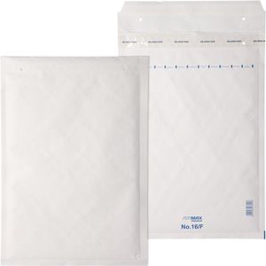 BNT Luftpolstertaschen für DIN A4, 220 x 340mm, Typ F, haftklebend, weiß, 100 Stück
