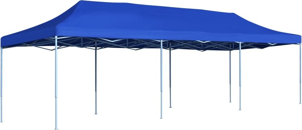The Living Store Faltzelt Pop-Up Partyzelt 3 x 9 m Blau