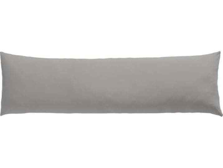 Erwin Müller Seitenschläferkissenbezug Freising Multi-Stretch Single-Jersey grau Größe 40x140 cm