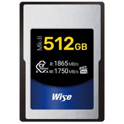 Wise CFexpress 4.0 Type A 512GB 1865MB/s Mk-II