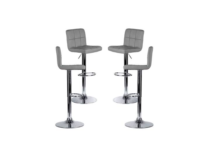 4er Set Casper Hocker - Gris dunkel