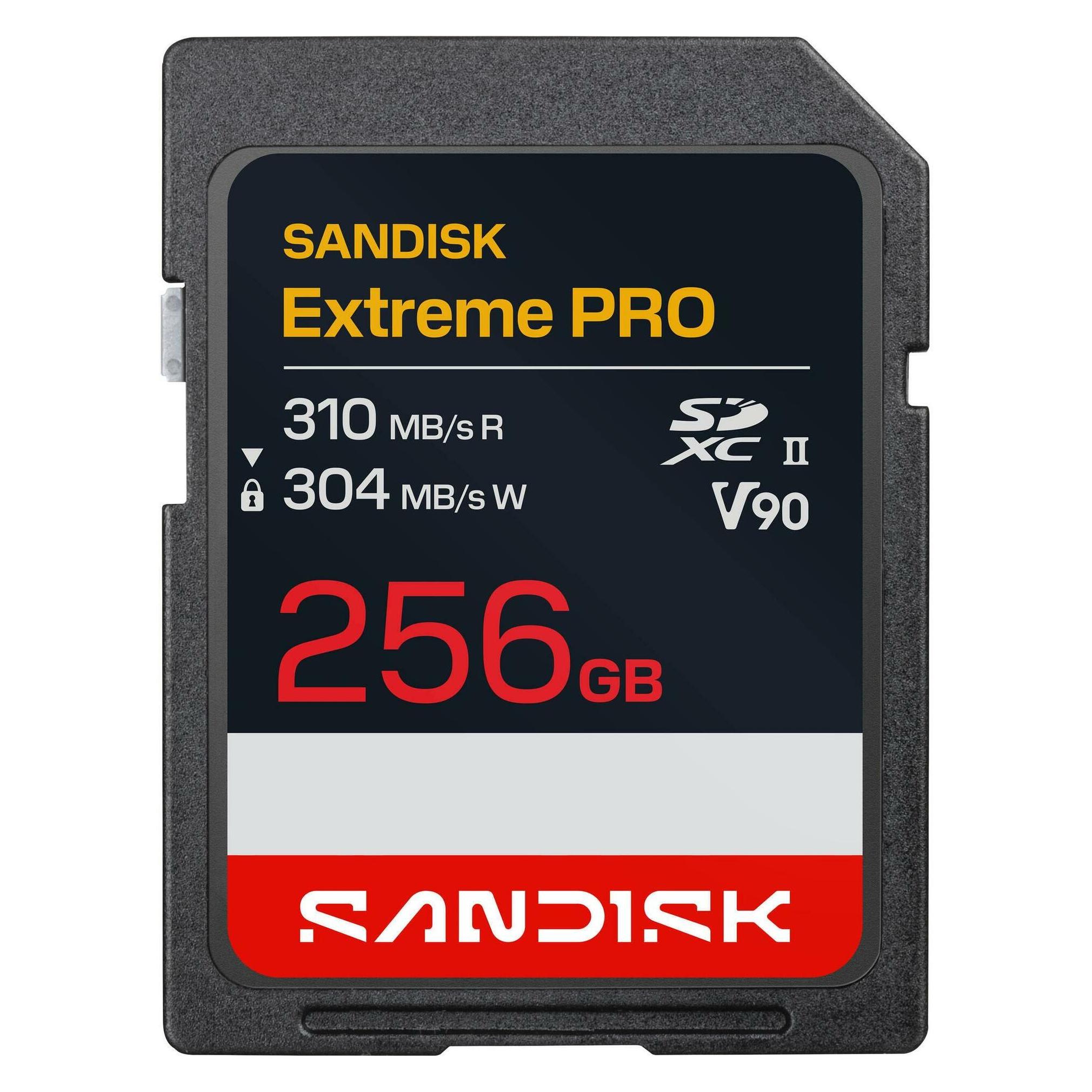 Sandisk Extreme PRO UHS-II V90 Cards UHS (256 GB, SDXC, UHS-II) (SDSDXDE-256G-GN4IN)