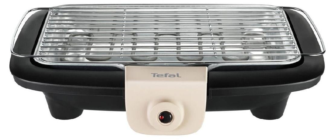Tefal BG90C8 Elektrische Tafelgrill, Zwart en Lichtbruingrijs, 1 zone, 370 x 235 mm