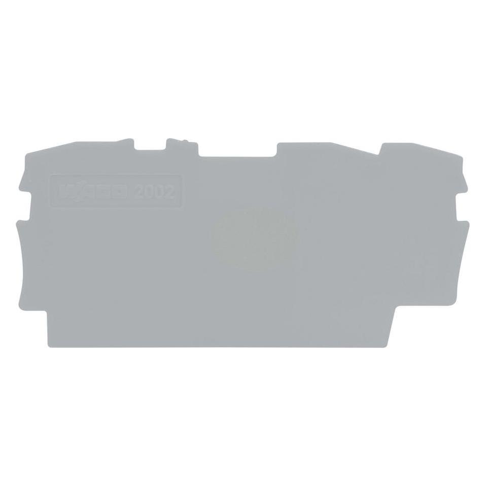 Wago END PLATE FOR TERMINALS 3 X 2,5 MM2 GREY (Diverse) (2002-1391)