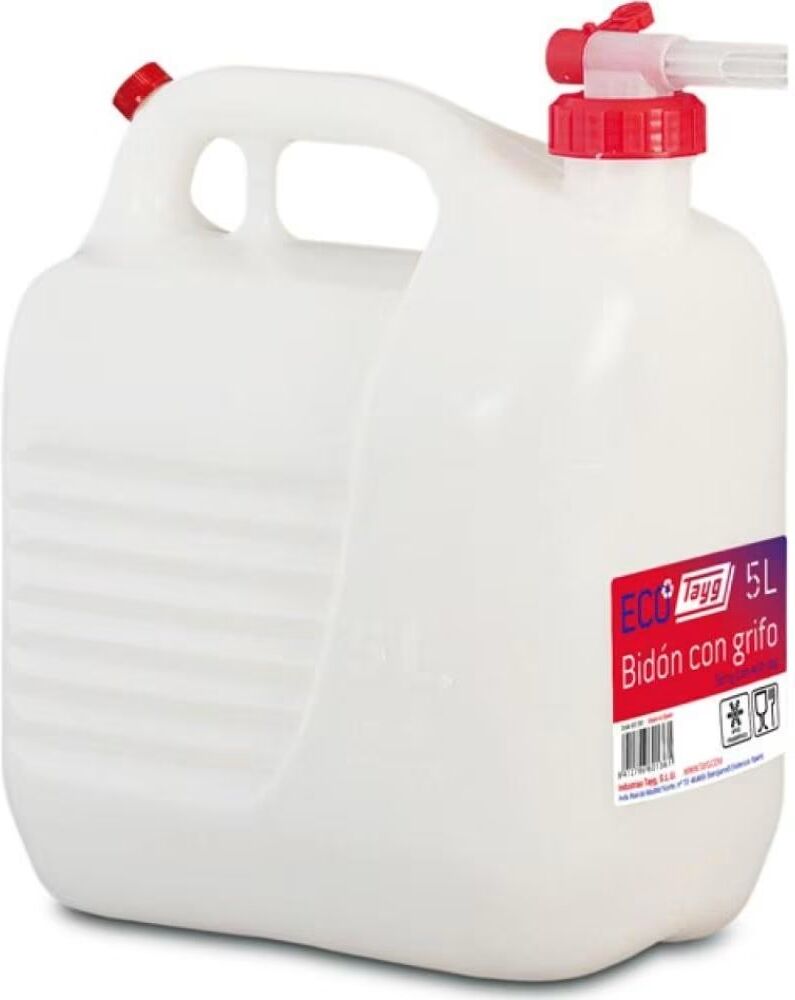 Bidón Multiusos Tayg Con Grifo Para Jardín, Piscina Y Playa Blanco Talla Única Unisex