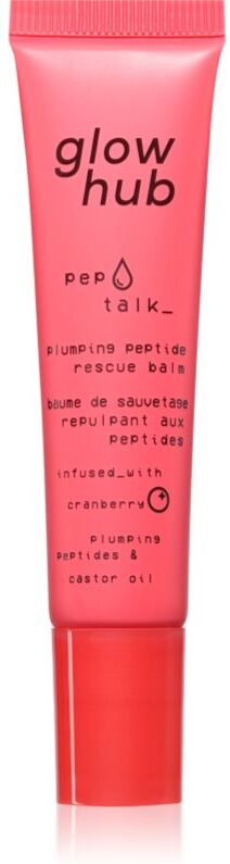 Glow Hub Plumping Peptide repair lip balm with moisturising effect 15 ml