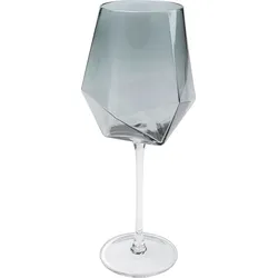 KARE DESIGN Weinglas Diamond 660 ml Glas Grau