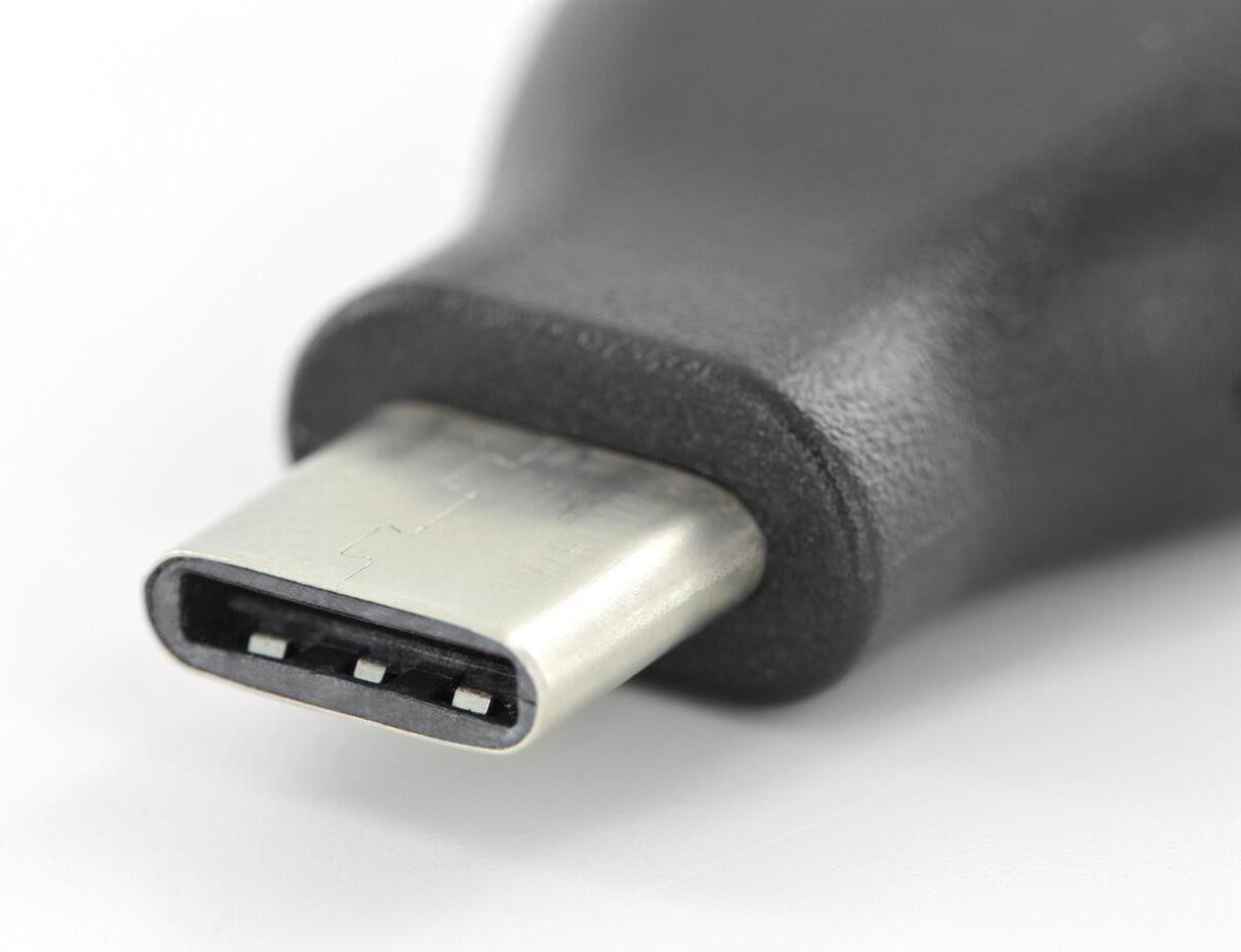 DIGITUS AK-300506-000-S USB Type-C naar USB-A adapter, 5GB