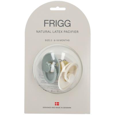 Frigg Fopspeen Rope Cream - Saga 6-18 Maanden 2 St Schnuller