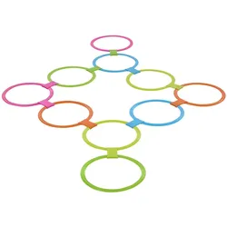 Eddy Toys Hüpfspiel Ringe Ø27,5cm