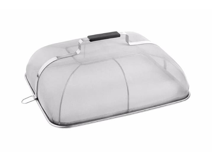 Forge Adour Spritzschutz Inox Kochgeschirr – Grill Ablage/Grill Rollwagen/Grill Erweiterung – edelstahl