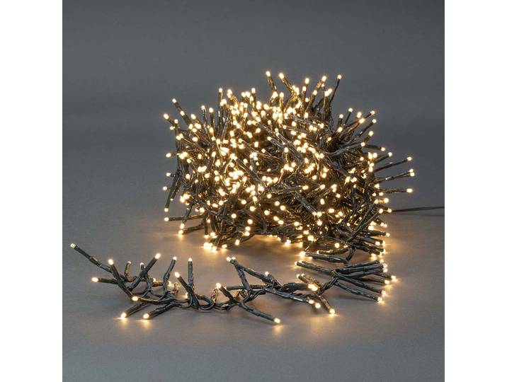 LED Lichterkette, 768 LEDs, warmweiss, 7 Lichtmuster, IP44, 5,6 m