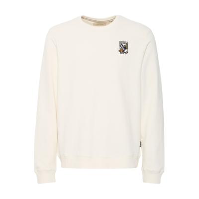 Rundhalspullover BLEND "Rundhalspullover BHSweatshirt", Herren, Gr. XXL, beige (vanilla ice), Obermaterial: 100% Baumwolle CO., Pullover Rundhalspullover