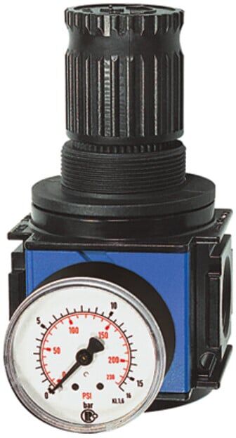 Riegler Präzisionsdruckregler »variobloc«, BG 1, G 1/4, 0,5 - 10 bar (VRP 24)