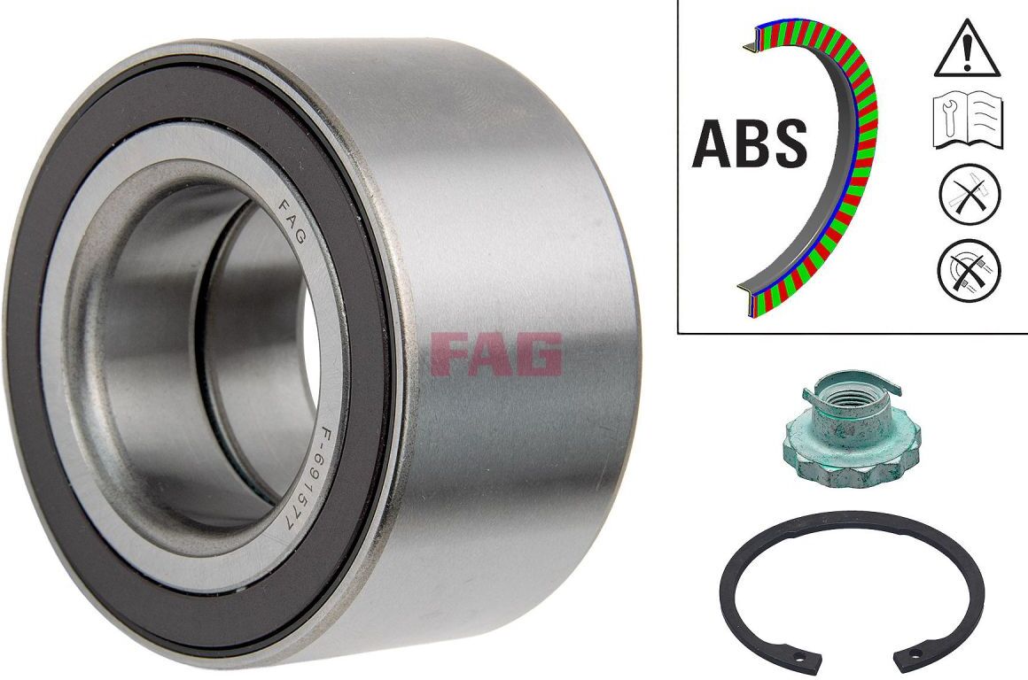 Schaeffler Fag Radlagersatz FAG 713 6111 80