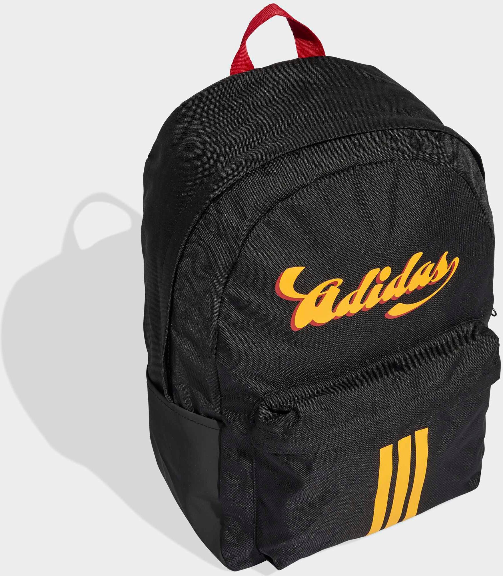 Rucksack ADIDAS PERFORMANCE "ADIDAS TIRO GRAFIK II", schwarz (schwarz, collegiate gold), Rucksäcke, Obermaterial: 100% Polyester, Rucksack schwarz, collegiate gold Einheitsgröße