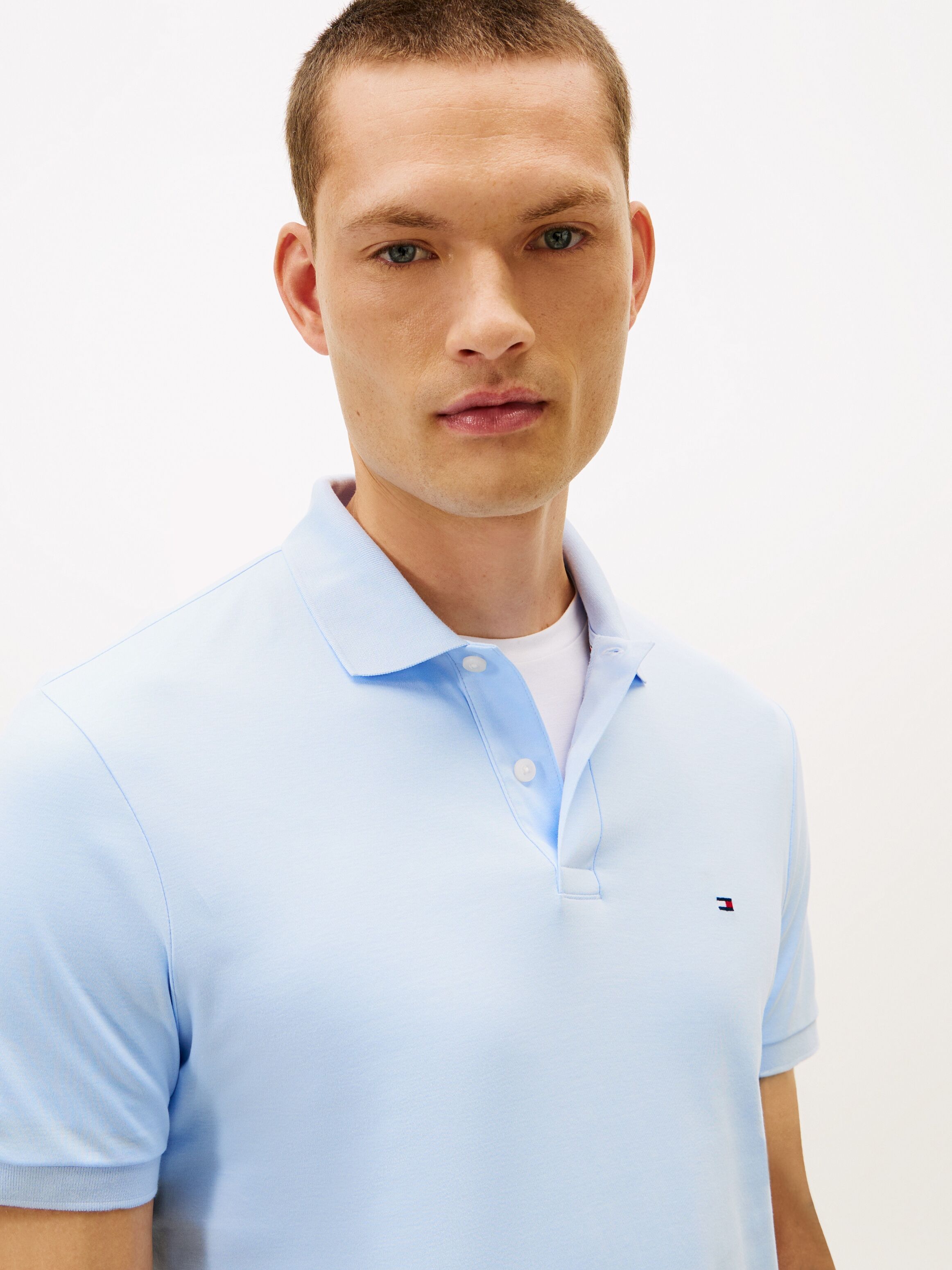 Tommy Hilfiger "LIQUID COTTON REGULAR SEASONAL" mit Logostickerei