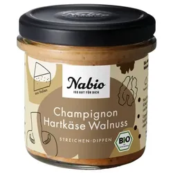 Nabio Brotaufstrich Champignon Käse und Walnuss bio