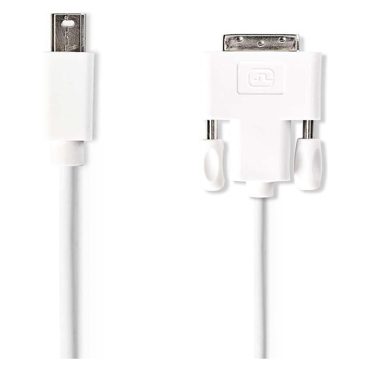 Nedis Mini Displayport-Kabel - DisplayPort 1.2 - Mini DisplayPort Stecker - DVI-D 24+1-Pin Stecker - (2 m) (CCGP37700WT20)