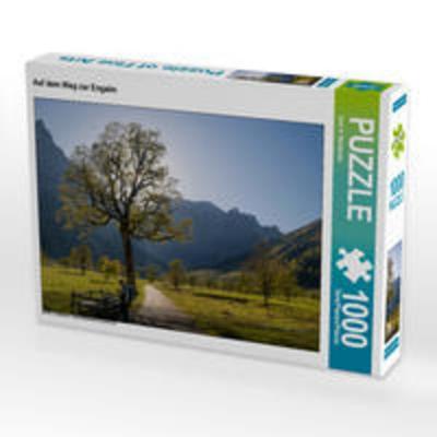 CALVENDO Puzzle Auf dem Weg zur Engalm | 1000 Teile Lege-Größe 64x48cm Foto-Puzzle für glückliche Stunden