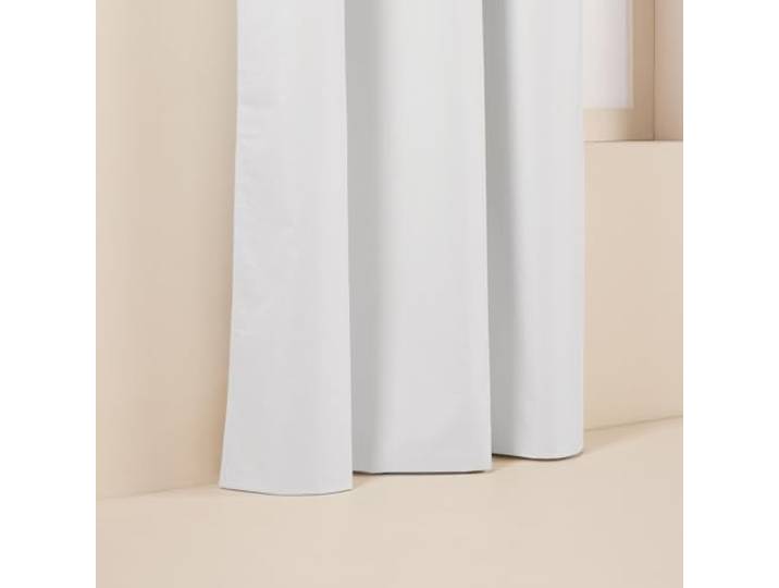 Madura - Rideau Isisse Décoration pour Maison Salon Chambre - Occultant Doublure 100% occultante Blanc 200x280 cm