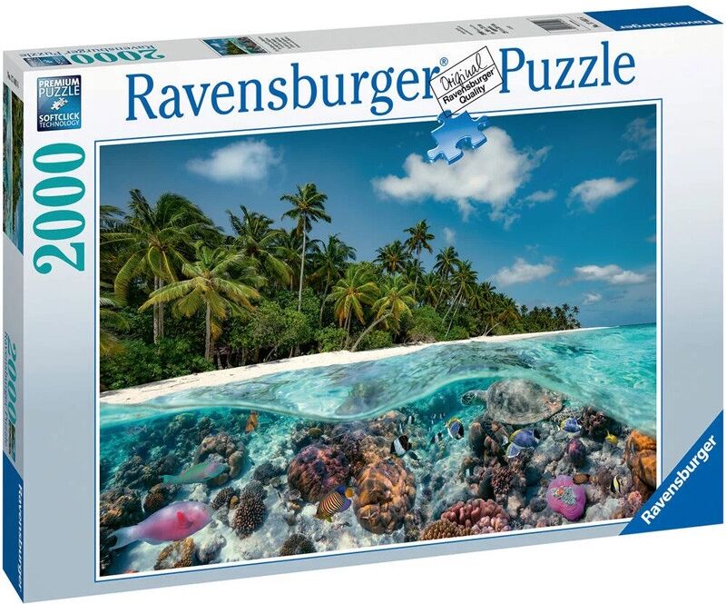 Ravensburger Puzzle 2000 p - Une plongée aux Maldives