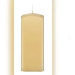 Kopschitz Kerzen Kerzen Quadratische Kerzen (Quader Kerzen) Beige, 80 x 60 x 60 mm, 4 Stück