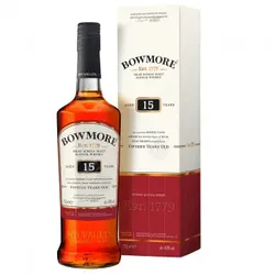 Bowmore 15 Jahre Islay Single Malt Scotch Whisky 43%Vol. 700ml