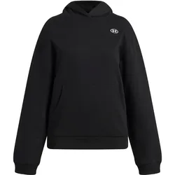 Under Armour RIVAL Hoodie Kinder | Gr. XS | schwarz - schwarz